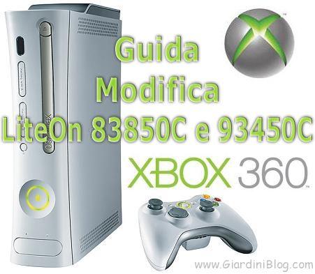 xbox modifica liteon 83850C 93450C