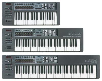 EDIROL PCR 300, 500 e 800 by Roland (MIDI keyboard controllers)