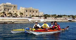 A friendly paddle in Malta