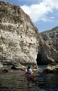 A friendly paddle in Malta