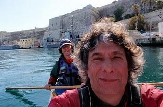 Little paddle in and out the harbour