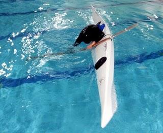 Spirito Inuit in the swimming pool