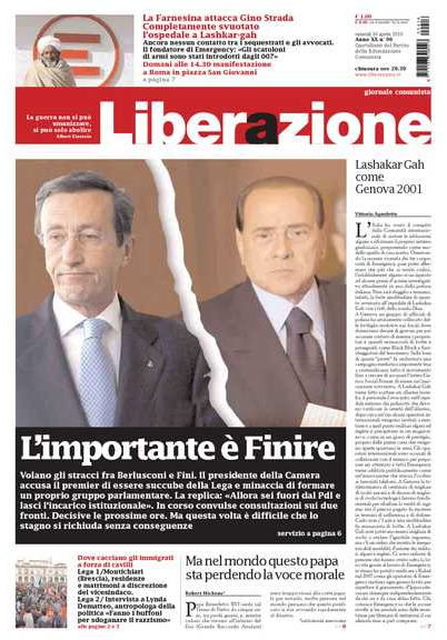 FINI, BERLUSCONI...E MINA