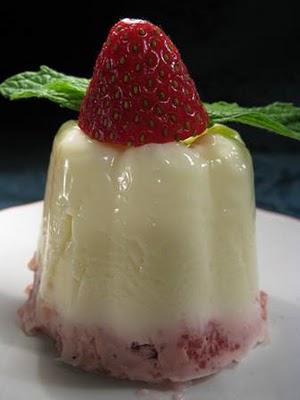 Un classico: Panna cotta alle fragole