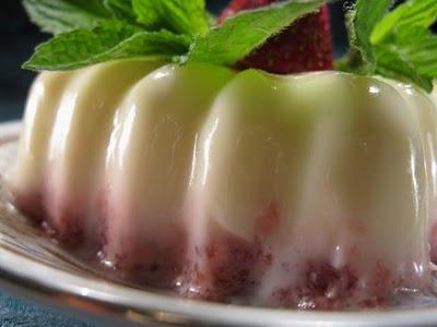 Un classico: Panna cotta alle fragole