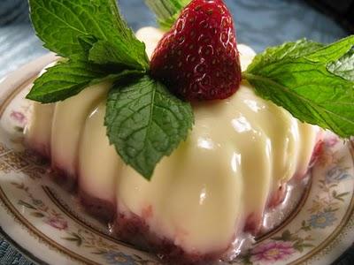 Un classico: Panna cotta alle fragole