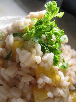 Risotto al mango