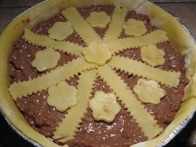 Crostata di riso al cioccolato