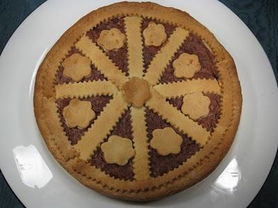 Crostata di riso al cioccolato