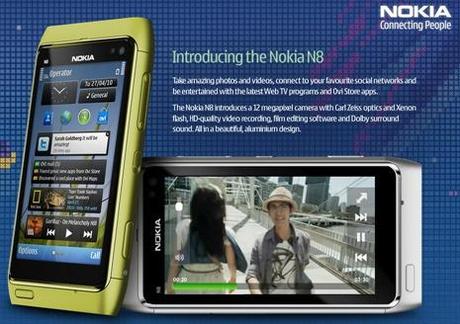 Nokia N8: download della suoneria ufficiale