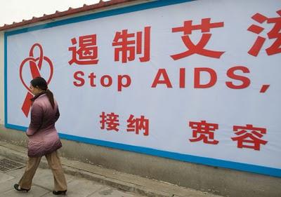 LA CINA ELIMINA IL DIVIETO D'INGRESSO AL SUO PAESE DI MALATI DI AIDS