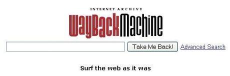 Wayback Machine: archivio storico delle pagine web