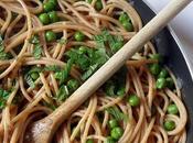 Spaghetti integrali piselli menta