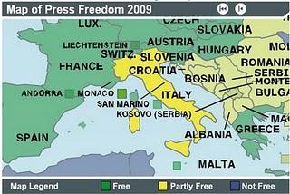 Come gli indiani (Freedom house 2009)