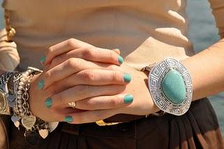 Color of season.. turquoise!