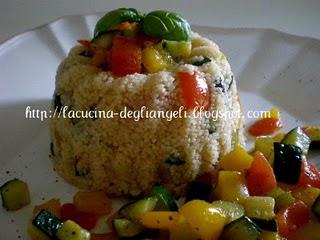 Timballini di cuscus e verdure