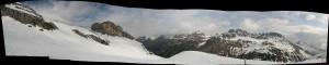 panoramica da pian fiacconi foto panoramica marmolada
