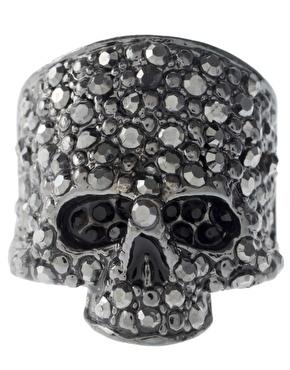 Image 2 of Oasis Diamante Skull Ring