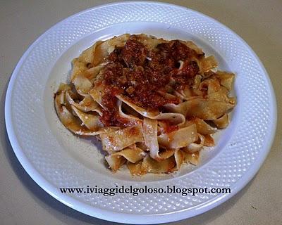 PAPPARDELLE CON SUGO DI CARNE