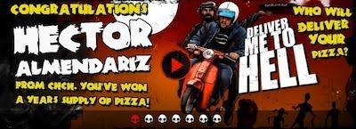 Hell Pizza, Zombie e video interattivo (e web design)