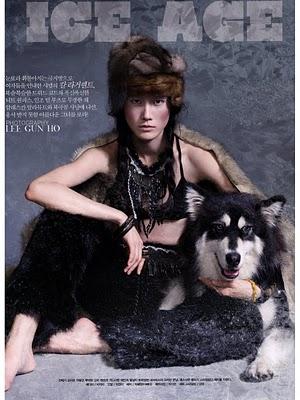 ICE AGE... Lee Hyun Yi for Vogue Korea August 2010 by Lee Gun Ho