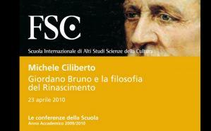 Video estratto dalla Conferenza “Giordano Bruno e la filosofia del Rinascimento” del Prof. Michele Ciliberto (Fondazione Collegio San Carlo, Scuola Internazionale di Alti Studi “Scienze della cultura”, 23 aprile 2010)