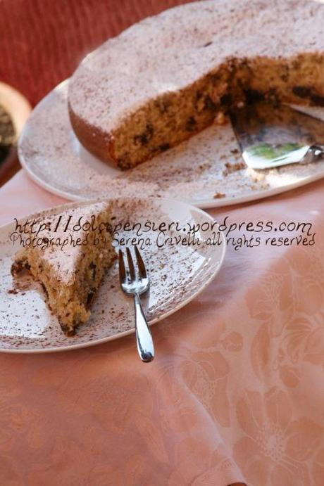 TORTA DI RICOTTA, NOCI E CIOCCOLATO di Dolcipensieri