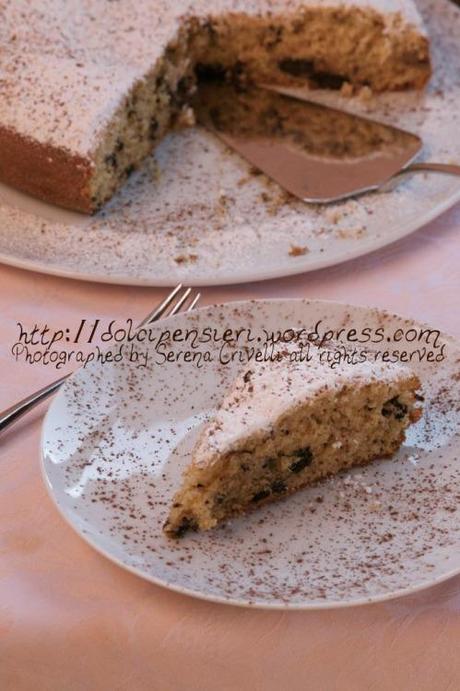 TORTA DI RICOTTA, NOCI E CIOCCOLATO di Dolcipensieri