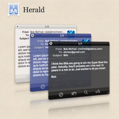 Herald - Notifiche per le vostre mail sul desktop