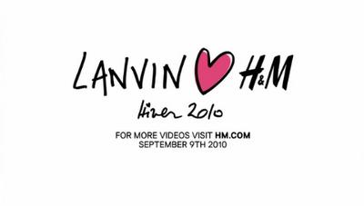 H&M; Lanvin A/I 2010