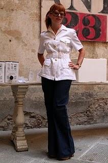 Gli outfit vintage di BaiLing@Florence Fashion Blogger Meeting