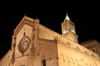 notte di vento sui Sassi di Matera