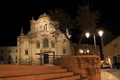 notte di vento sui Sassi di Matera