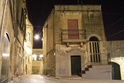 notte di vento sui Sassi di Matera