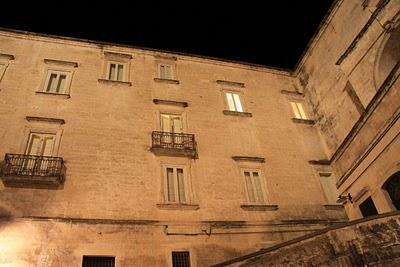 notte di vento sui Sassi di Matera