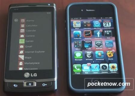 Windows Phone 7 vs. Apple iPhone (iOS)