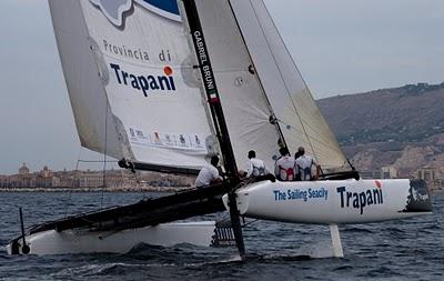 EXTREME SAILING SERIES - L’equipaggio italiano si allena a Trapani