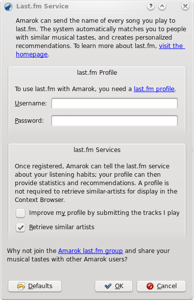 Amarok il celebre lettore multimediale offre interessanti funzionalità e comodi strumenti per l'ascolto di brani musicali.