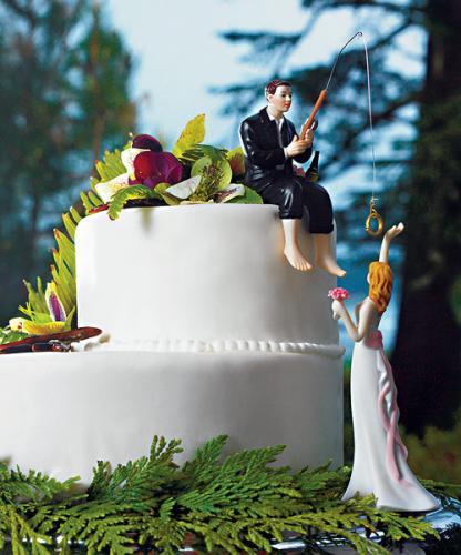 decoro torta matrimonio PESCA