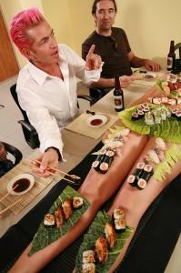 Sushi e Sashimi su donne nude…