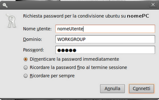 Connettersi a Directory Windows con smb