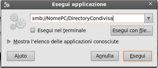 Connettersi a Directory Windows con smb