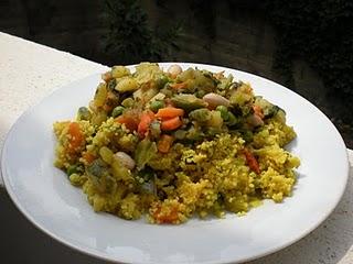 Cous Cous di Verdure alla Curcuma