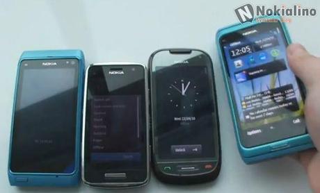 Video: Nokia N8, C7, E7 e C6-01