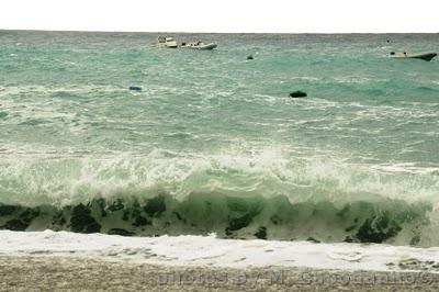 MALTEMPO: pioggia e mareggiata a Positano