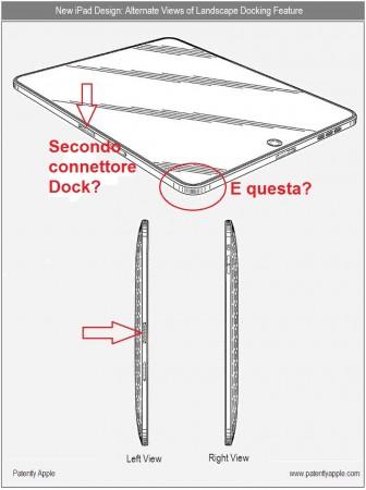 Prossimo Apple iPad: il brevetto mostra doppio dock e fotocamera frontale?