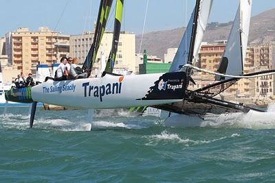 Trapani: un bagno di folla per l'ultimo giorno delle Extreme Sailing Series