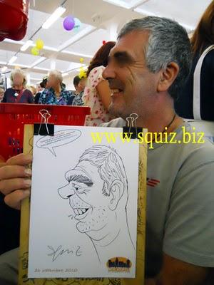 Caricature a Mercatopoli Pisa La Fontina