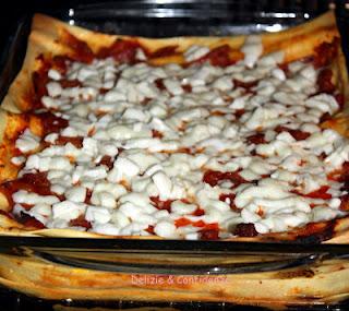 Lasagne con ragù ai due formaggi