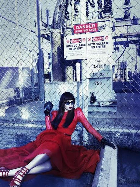 Felicity Jones by Tom Munro || Issue of VOGUE ITALY  \\ March 2012 // Styled by Arianne Phillips